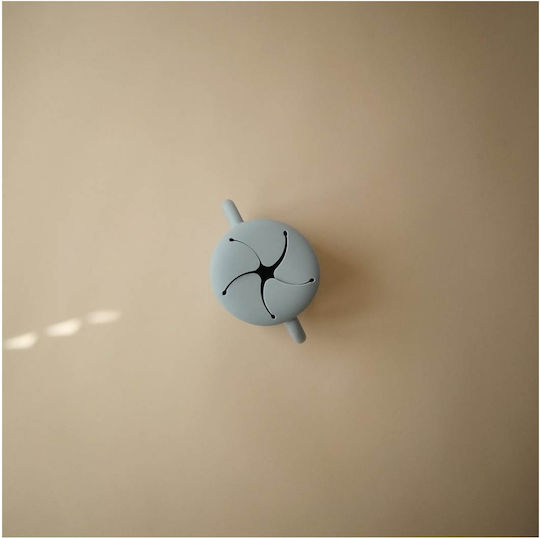 Mushie Baby Cup made of Silicone Light Blue 400ml for 6m+m+