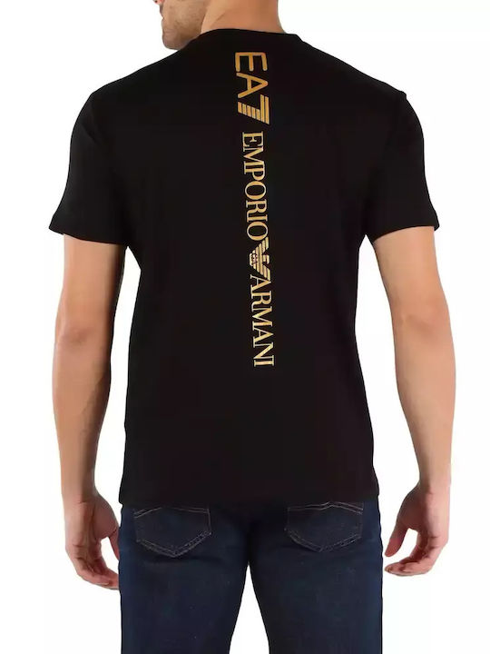 Emporio Armani Ανδρική Μπλούζα Κοντομάνικη Black