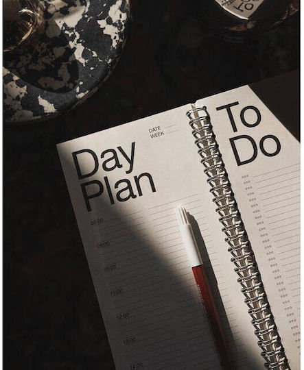 Marjolein Delhaas Notebook 90 Sheets with Blank Pages White
