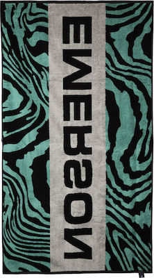 Emerson Animal Print Beach Towel Cotton Green