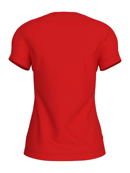 Calvin Klein Damen Sport T-Shirt Rot