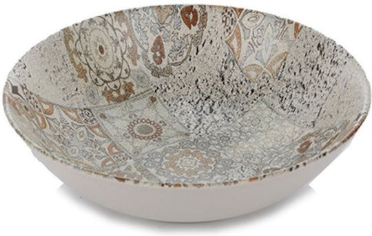 ArteLibre Maiolica Πιάτο Βαθύ από Πορσελάνη Beige Opaco με Διάμετρο 20cm