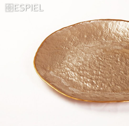 Espiel Shine Πιάτο Ρηχό Γυάλινο Ασημί με Διάμετρο 33cm Espiel Shine Πιάτο Ρηχό Γυάλινο Ασημί με Διάμετρο 33cm