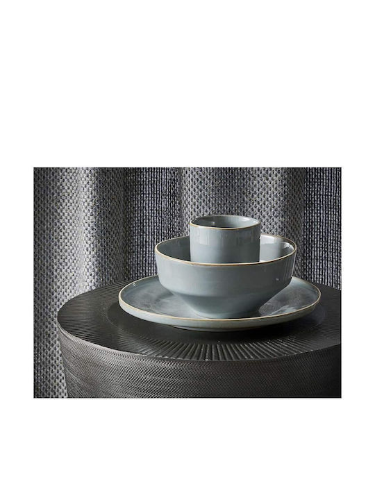 Salt & Pepper Green Eden Plate Shallow Ceramic Green 22.5cm