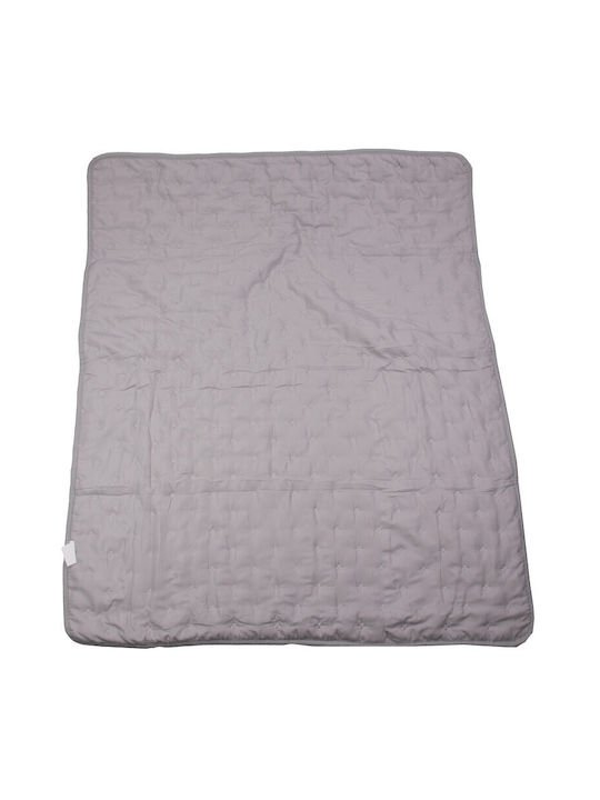 Kamtex Baby Κουβερτοπάπλωμα Κούνιας Γκρι 100x120cm