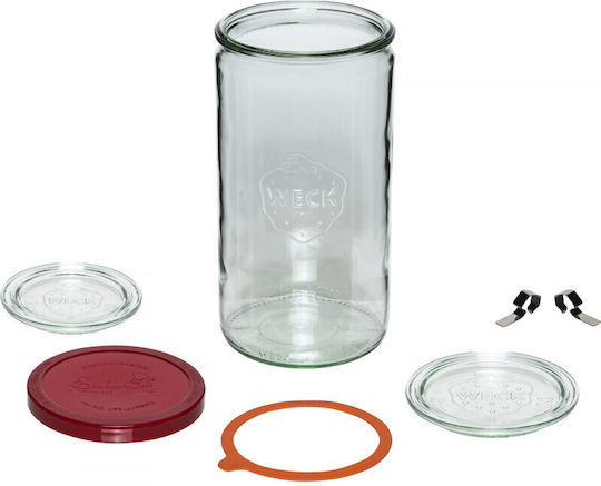 Weck General Use Glass Jar with Lid Transparent 1590ml
