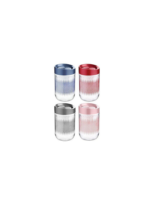 TnS Vase General Use with Lid Glass 660ml 1pcs