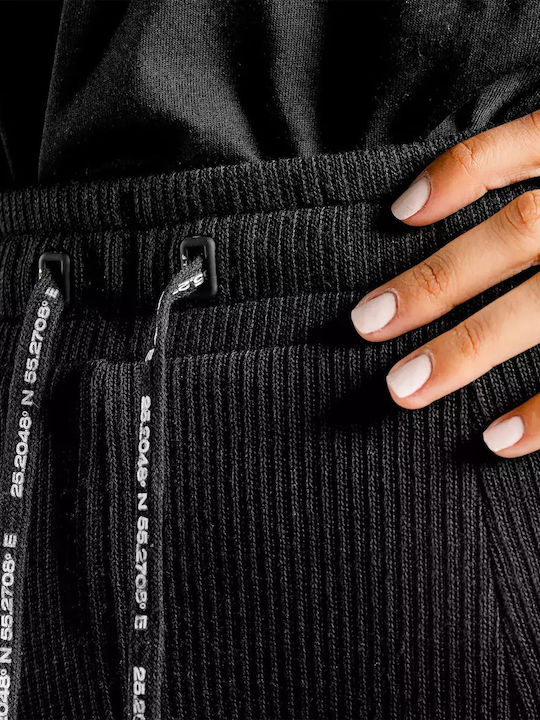 Jogginghose Ausgestellt Schwarz