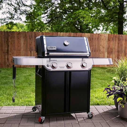 Weber Genesis Ψησταριά Υγραερίου Σχάρας 68x48εκ. με 3 Εστίες 11.4kW