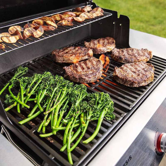 Weber Genesis Ψησταριά Υγραερίου Σχάρας 68x48εκ. με 3 Εστίες 11.4kW