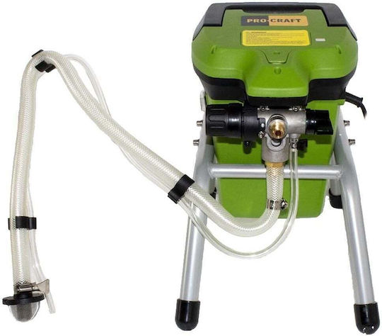 ProCraft PSE1100 Luftpistole zum Sprühen von Farbe Schwimmender Becher 0.2mm