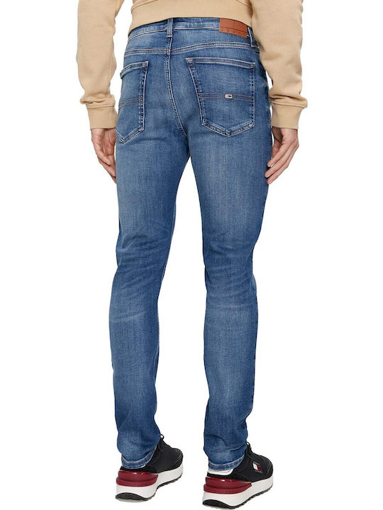 Tommy Hilfiger Men's Denim Elastic Trousers Slim Fit Blue