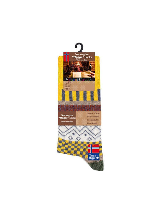 Vincent Creation Herren Socken YELLOW 1Pack