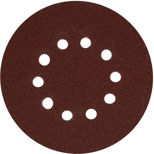 Detoolz Foie de Lustruit pentru Mașină de Lustruit Excentrică K80 cu 10 Găuri 215x215mm Set 1buc