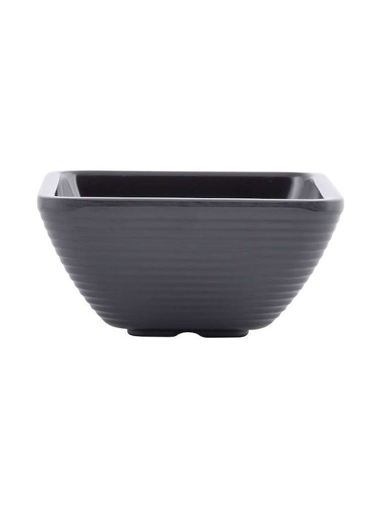 Tablecraft Dip-Schüssel Platz aus Melamin Schwarz 7.77x7.77cm