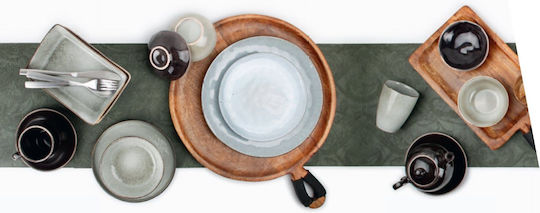Salt & Pepper Artisan Servierschüssel Rund Keramik Black mit Durchmesser 12cm