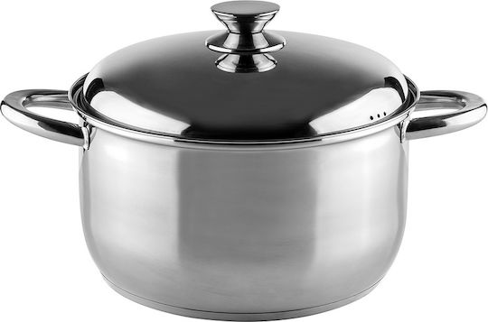 Muhler Βαθιά Ανοξείδωτη Κατσαρόλα 7lt / 26cm