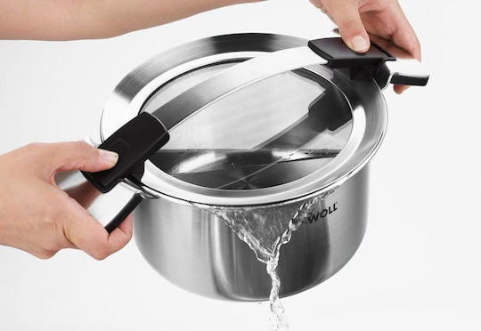 Woll Concept Pro Βαθιά Ανοξείδωτη Κατσαρόλα 6lt / 24cm