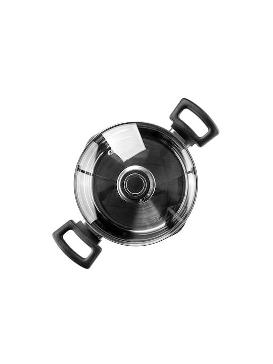 Luigi Ferrero Tiefer Edelstahl-Topf 5.6Es / 20cm