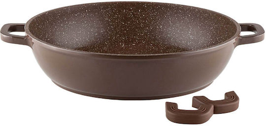 Muhler Die-Cast Shallow Pot made of Aluminum 4.3lt / 32cm