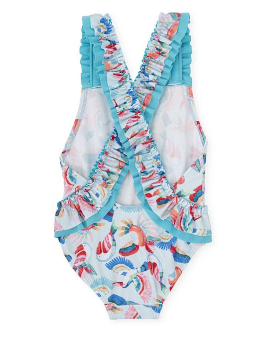 Tutto Piccolo Kids Swimwear One-Piece Light Blue