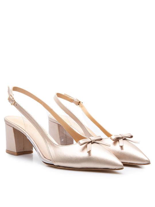 Labrini Gold Heels