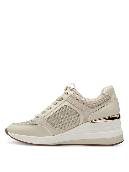 Tamaris Comb Sneakers Cream Comb