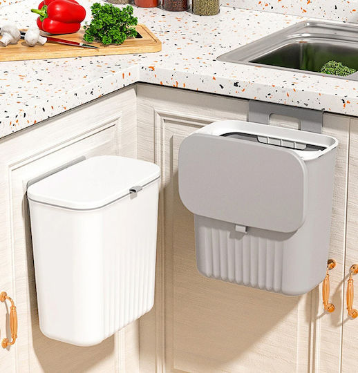 Home Use Κάδος Απορριμμάτων Πλαστικός για Ντουλάπι Γκρι 9lt