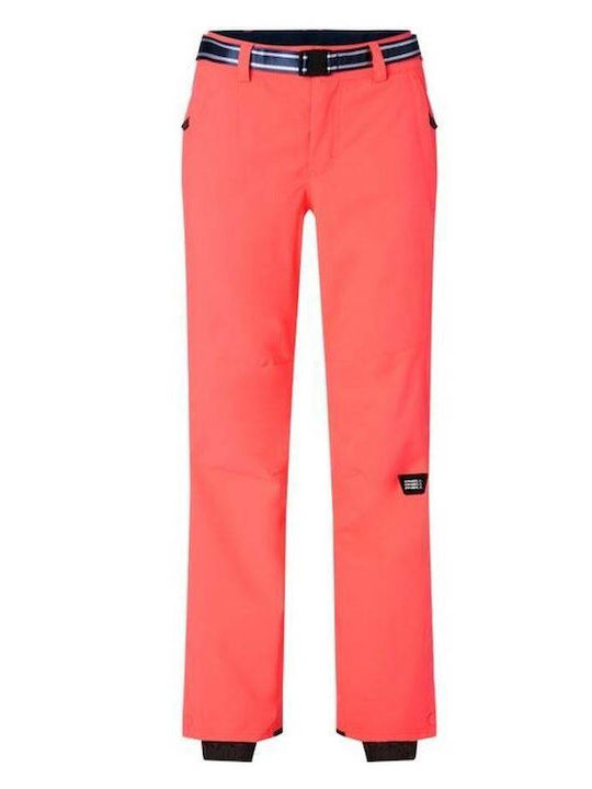 O'neill 0P8020-4139 Women's Trousers for Ski & Snowboard Pink