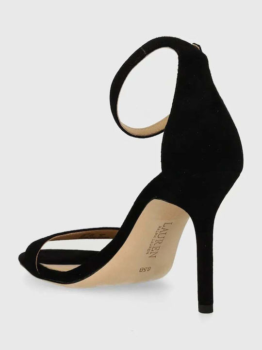 Ralph Lauren Sandale dama in Culorea Negru