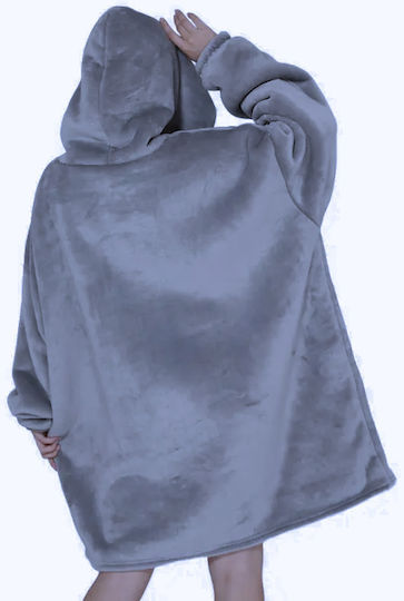 Oxford Home Одеяло с Ръкави 90x100см Сиво Oxford Home Одеяло с Ръкави 90x100см Сиво