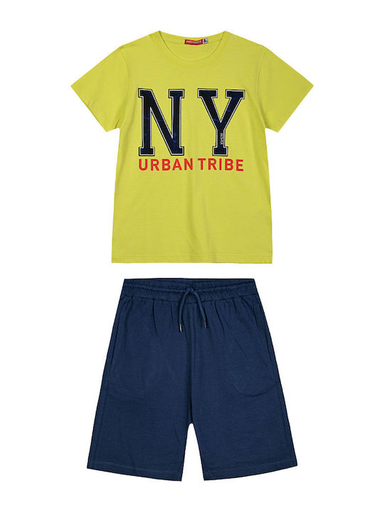 Energiers Kids Set with Shorts Summer 2pcs Melange