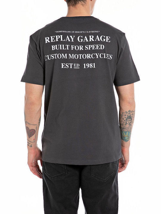 Motorcycle Тениска Черен