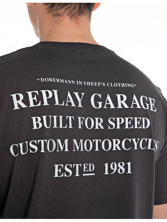 Motorcycle Тениска Черен