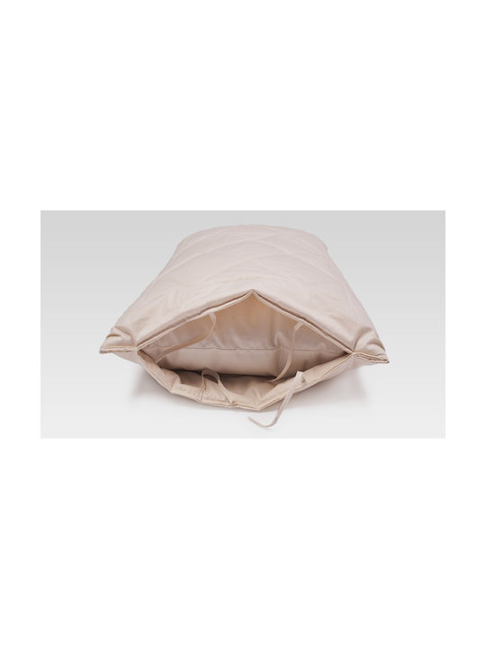Valeria Home Kissenbezug Gesteppt Flaxilk 70x70cm.