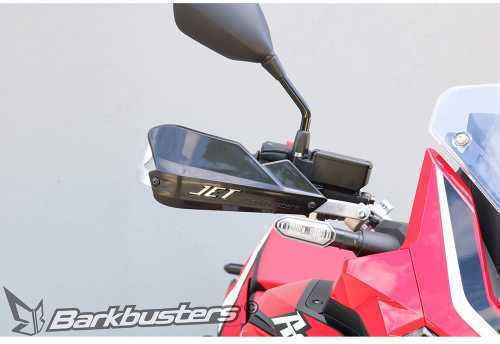 Barkbusters Motorcycle Protective Hand Guards in Silver Colour