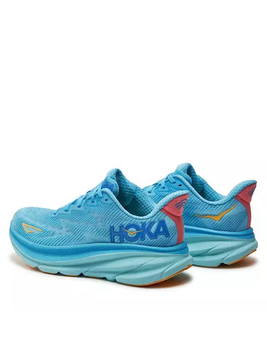 Hoka Clifton 9 Women's Running Sport Shoes Blue