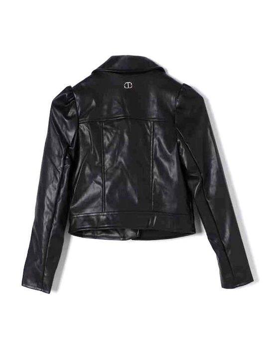 Детско Естествена кожа Черно Монтгомъри