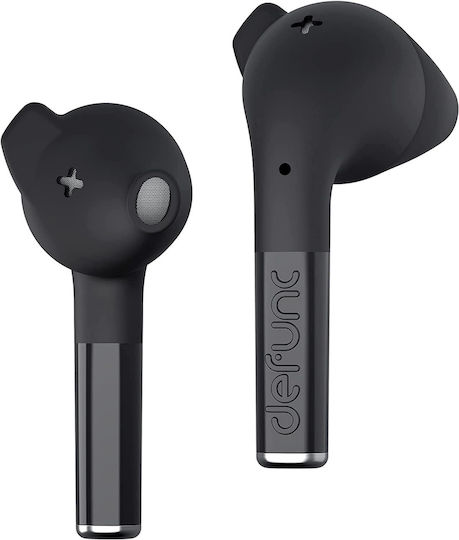 Defunc True Talk In-Ear Bluetooth-Freisprecheinrichtung Kopfhörer mit Schweißresistenz und Ladeetui Schwarz