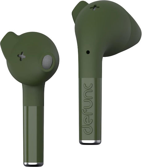 Defunc True Talk In-Ear Bluetooth-Freisprecheinrichtung Kopfhörer mit Schweißresistenz und Ladeetui Grün
