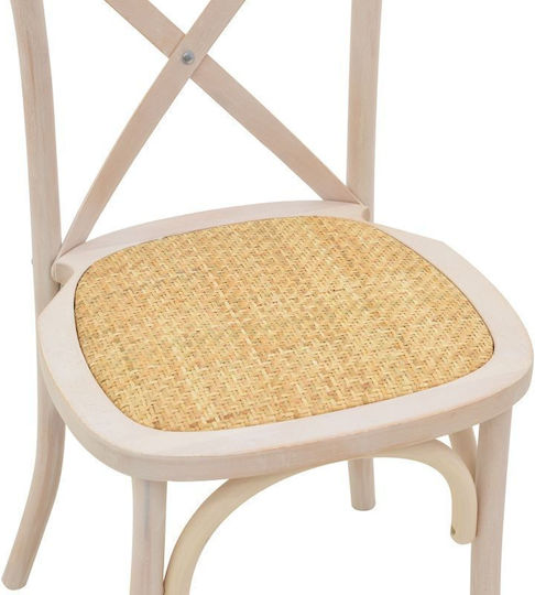 Dylon Scaune Cafe Lemn White Wash 1buc 48x52x89buc