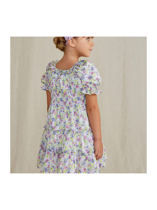 Abel & Lula Kids Dress Lila