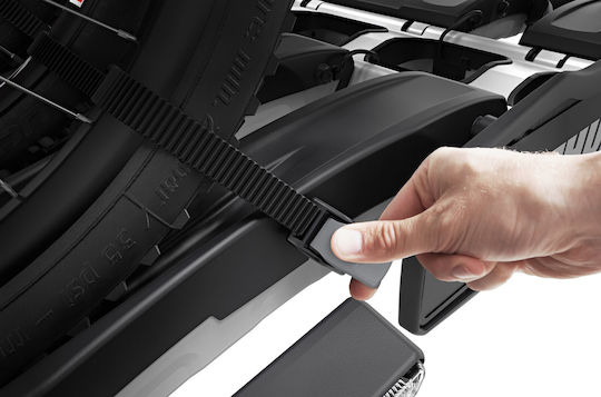 Thule EasyFold XT Βάση Κοτσαδόρου Αυτοκινήτου για 3 Ποδήλατα