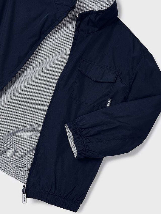 Kids' Casual Jacket Windproof Double Sided Navy Blue