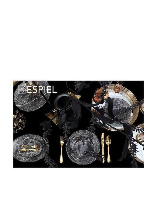 Espiel Marble Сервизна Плато от Порцелан Черен 33x33бр 2бр Espiel Marble Сервизна Плато от Порцелан Черен 33x33бр 2бр