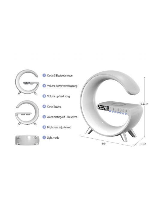 Bluetooth De Masă Lustră Decorativă LED Negru