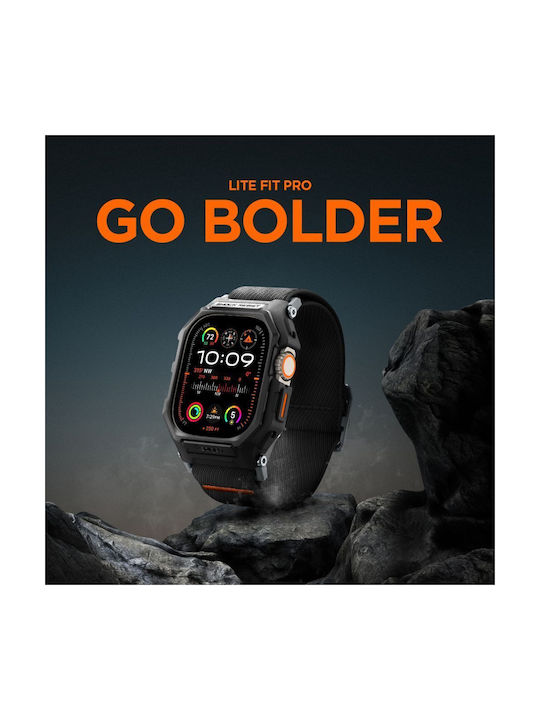 Spigen Lite Fit "Pro" Case with Strap Fabric Black (Apple Watch Ultra 1 / 2)