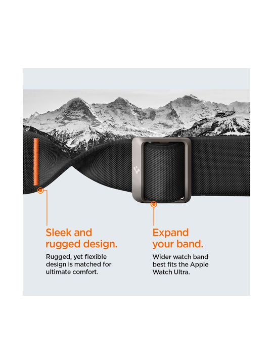 Spigen Lite Fit "Pro" Case with Strap Fabric Black (Apple Watch Ultra 1 / 2)