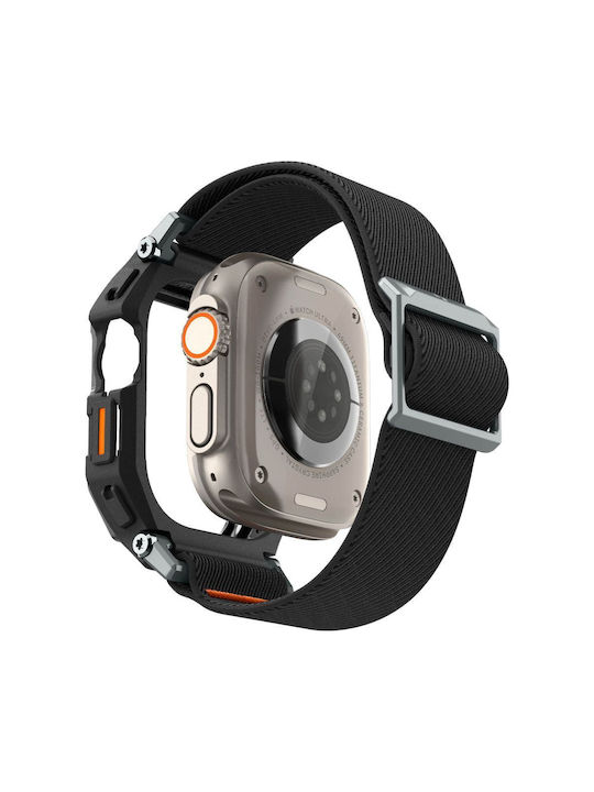 Spigen Lite Fit "Pro" Case with Strap Fabric Black (Apple Watch Ultra 1 / 2)