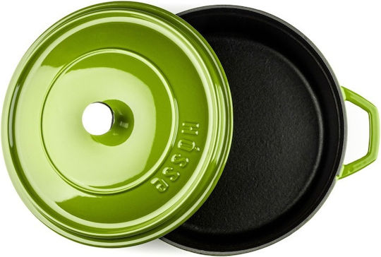 Hosse Комплект Съдове За Готвене От Чугун Бамбуков 3 Части